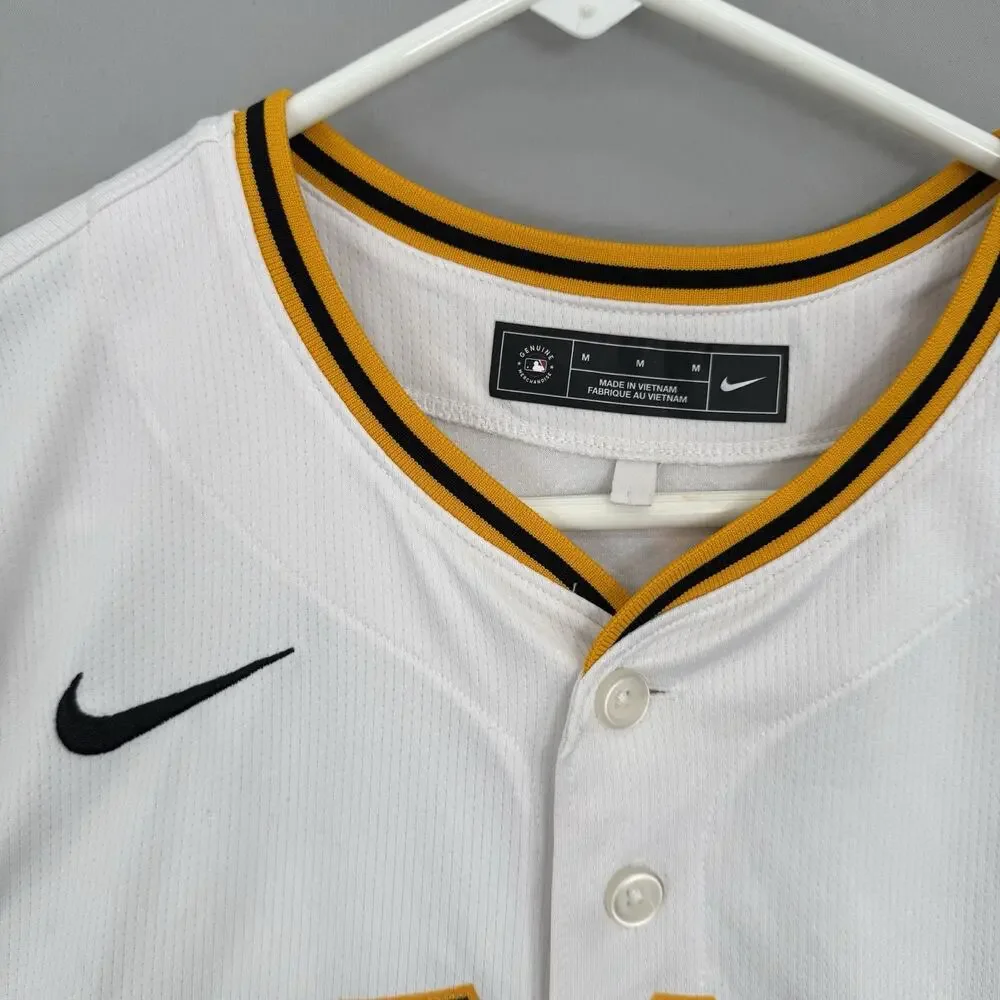Nike Pittsburgh Pirates Roberto Clemente #21 White MLB Baseball Jersey Sz Medium